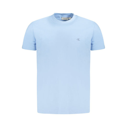 Calvin Klein Hellblaues T-Shirt aus Baumwolle