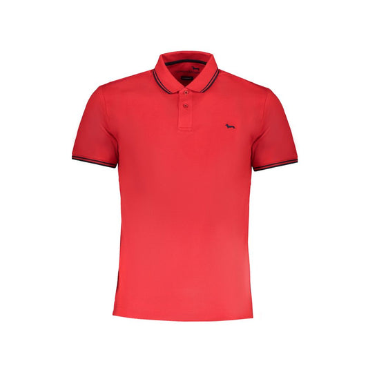 Harmont & Blaine Rotes Baumwoll-Poloshirt