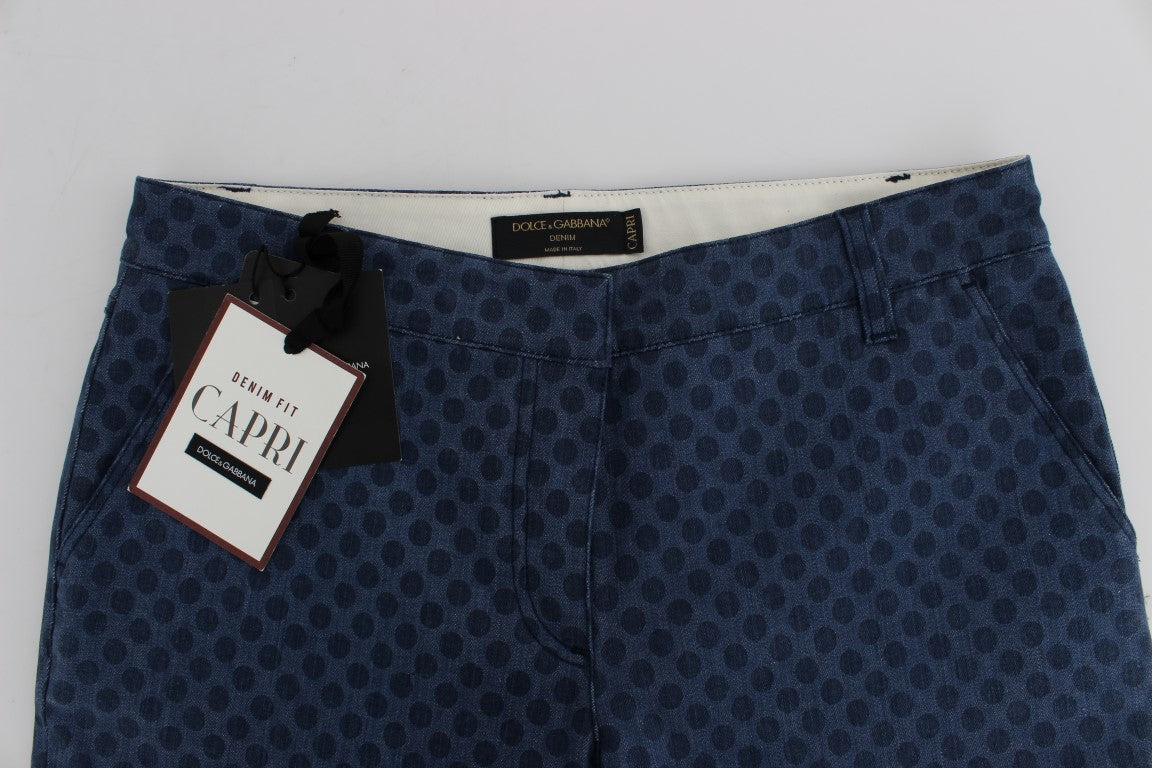 Dolce &amp; Gabbana Dotted Capri Stretch Jeans