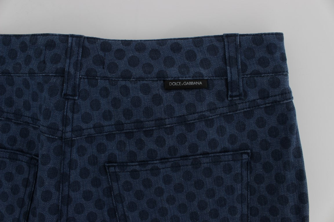 Dolce &amp; Gabbana Dotted Capri Stretch Jeans