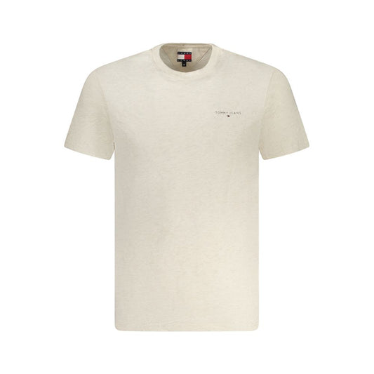 Tommy Hilfiger Beige Baumwolle Männer T-Shirt