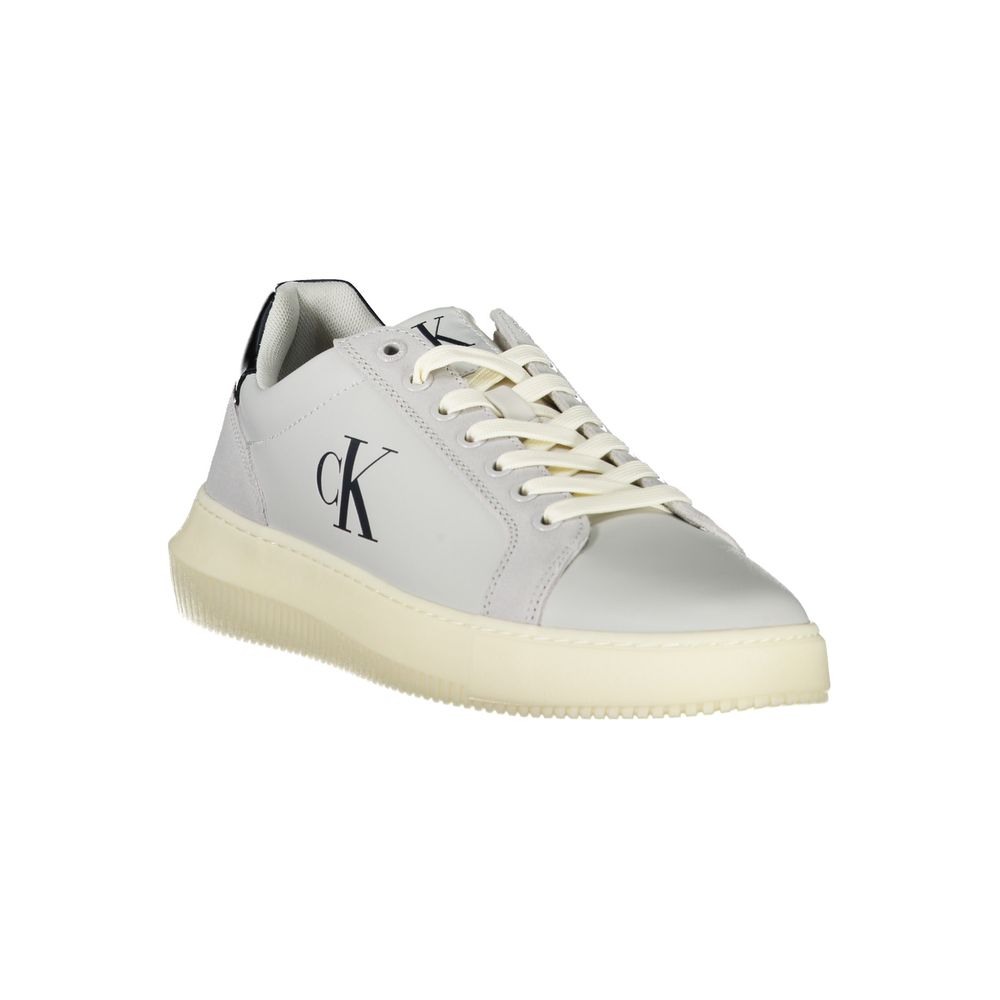 Calvin Klein Graue Polyethylen Herren Sneaker