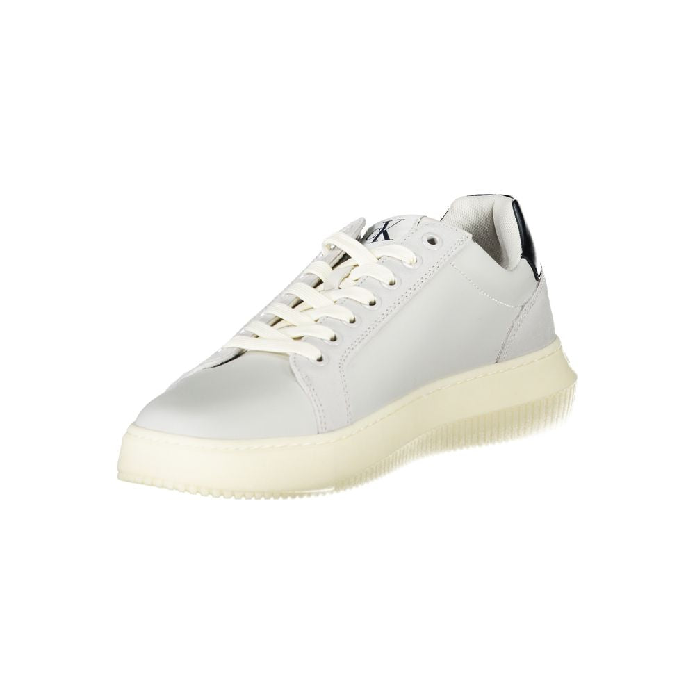 Calvin Klein Graue Polyethylen Herren Sneaker