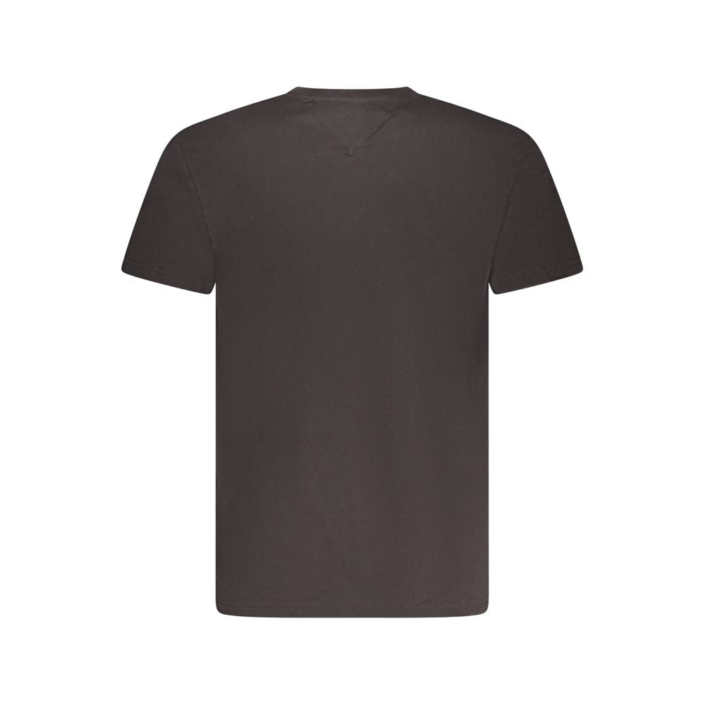 Tommy Hilfiger Schwarzes Baumwolle Männer T-Shirt