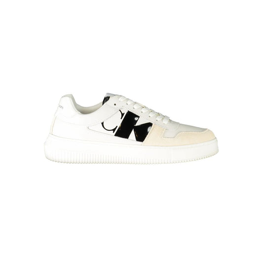 Calvin Klein Sneaker aus weißem Polyester