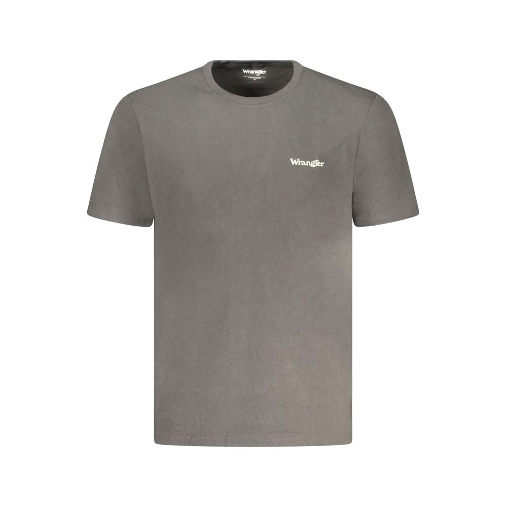 Wrangler Schwarzes T-Shirt aus Baumwolle