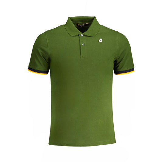 K-WAY Grünes Baumwoll-Poloshirt