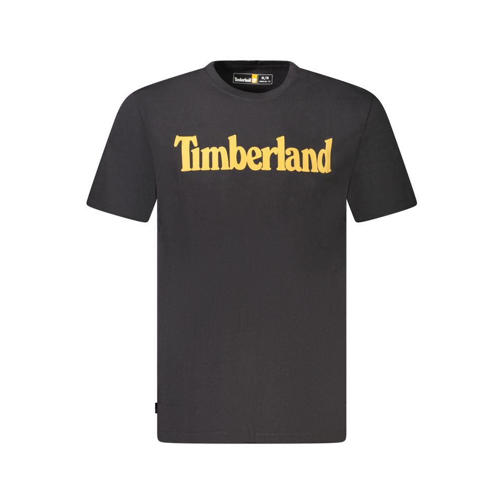 Timberland Schwarzes T-Shirt aus Baumwolle