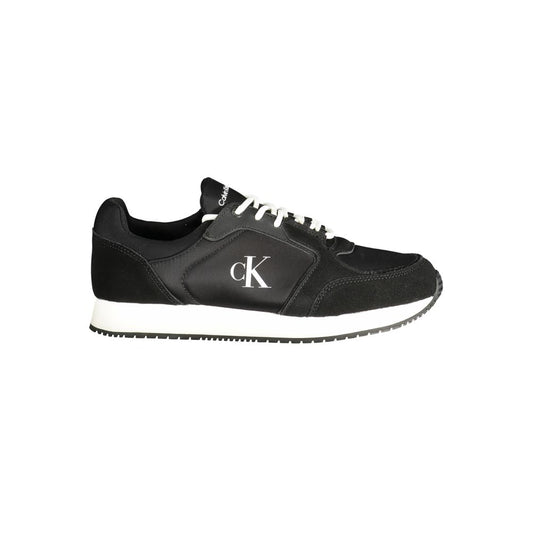 Calvin Klein Schwarzes Polyethylen Herren Sneaker