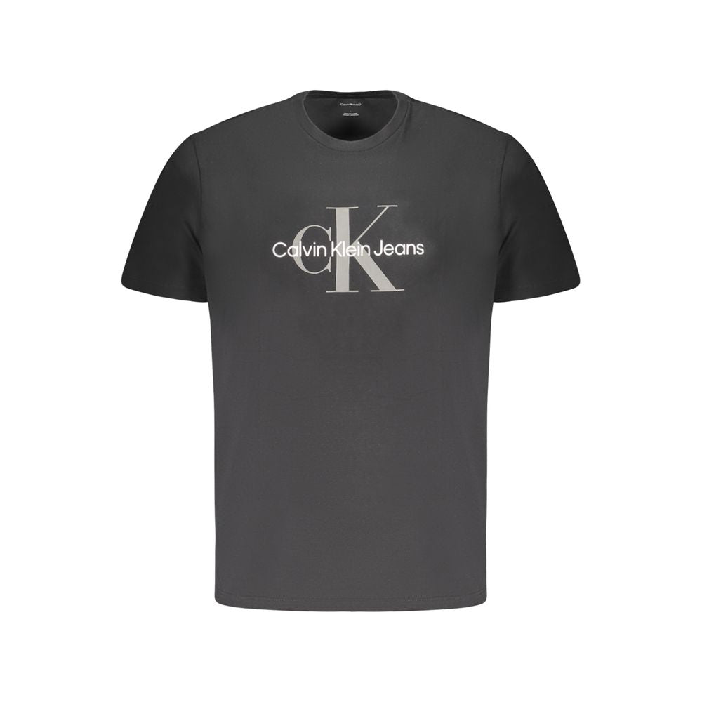 Calvin Klein Schwarzes T-Shirt aus Baumwolle