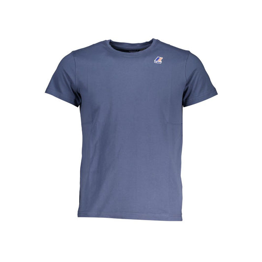 K-WAY T-Shirt aus blauer Baumwolle