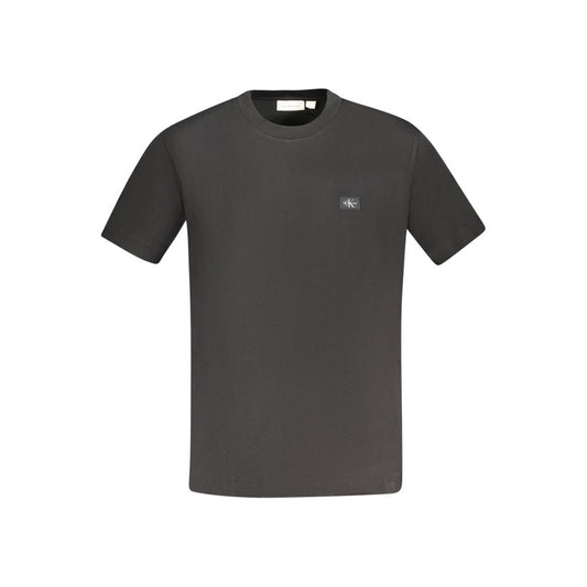 Calvin Klein Schwarzes Baumwolle Männer T-Shirt