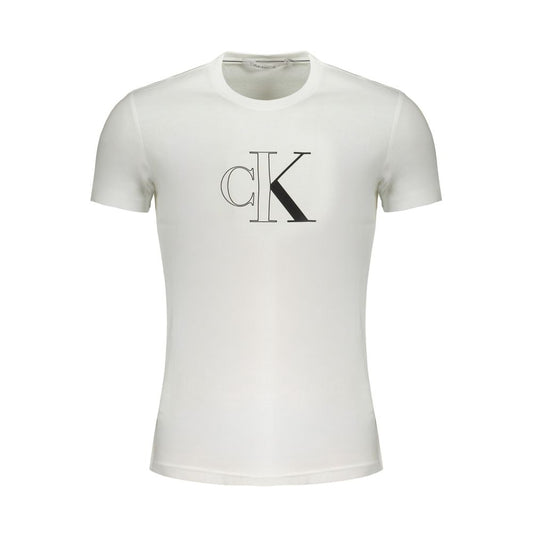 Calvin Klein T-Shirt aus weißer Baumwolle