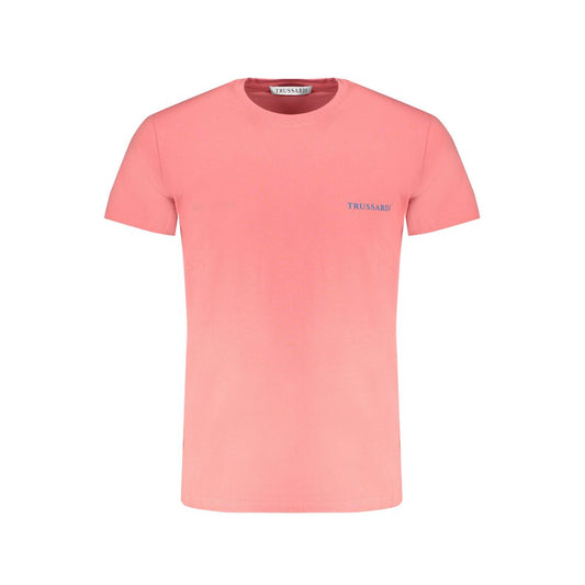 Trussardi Rosa T-Shirt aus Baumwolle