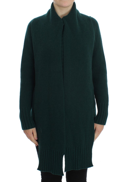 Dolce &amp; Gabbana Elegant Green Cashmere -neuletakki