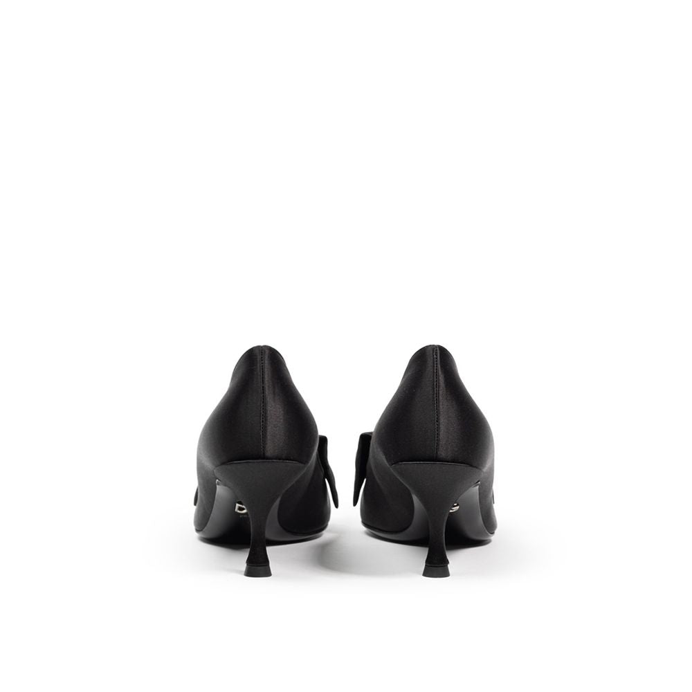 Dolce &amp; Gabbana Black Viscose Pumps