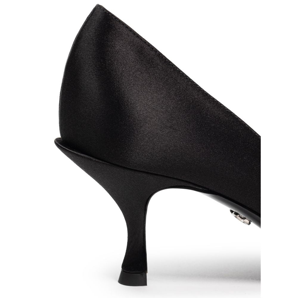 Dolce &amp; Gabbana Black Viscose Pumps