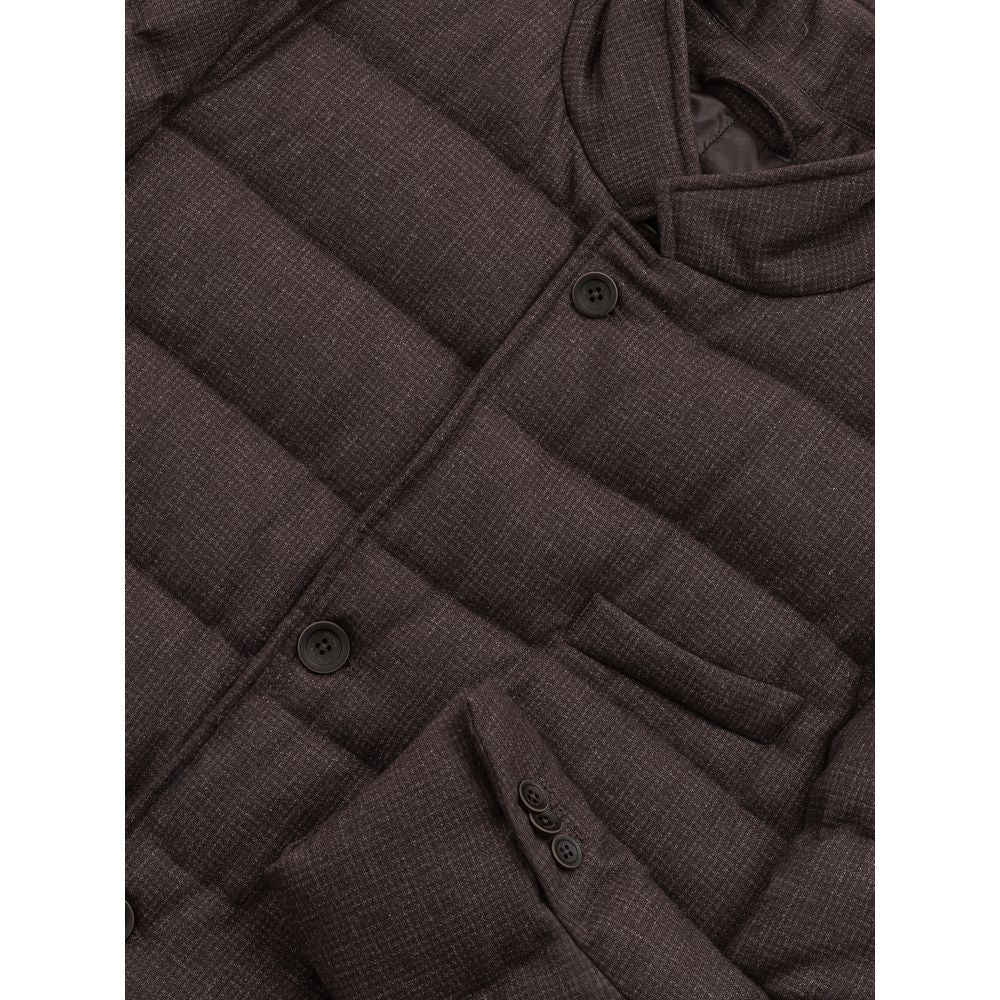 Herno jacket in brown wool