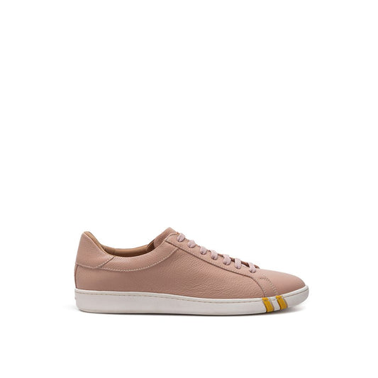 Bally Elegant Pink Cotton Leather Tennarit