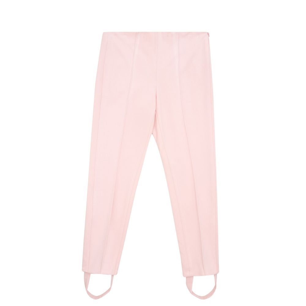 Lardini Elegant pink viscose trousers for chic style
