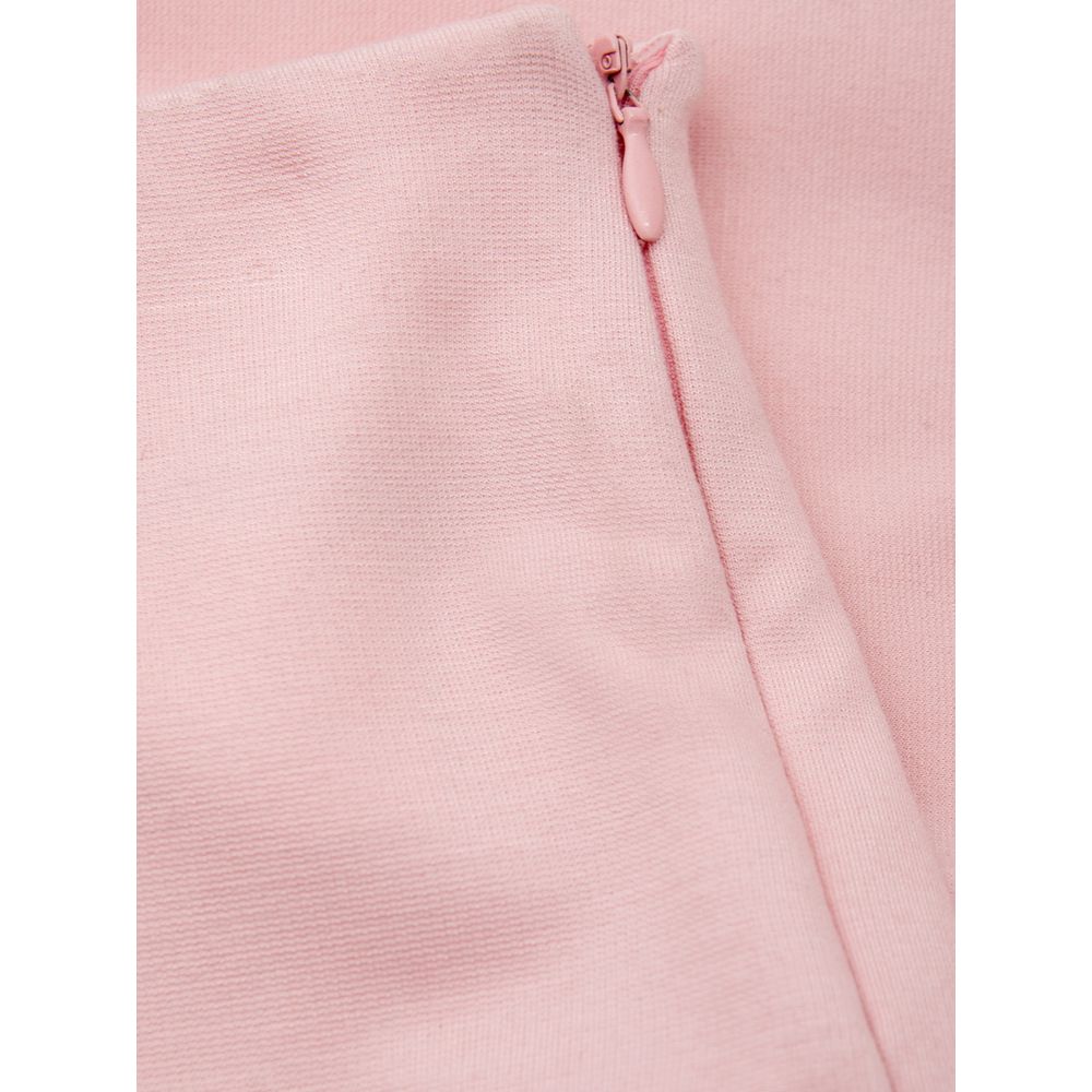 Lardini Elegant pink viscose trousers for chic style