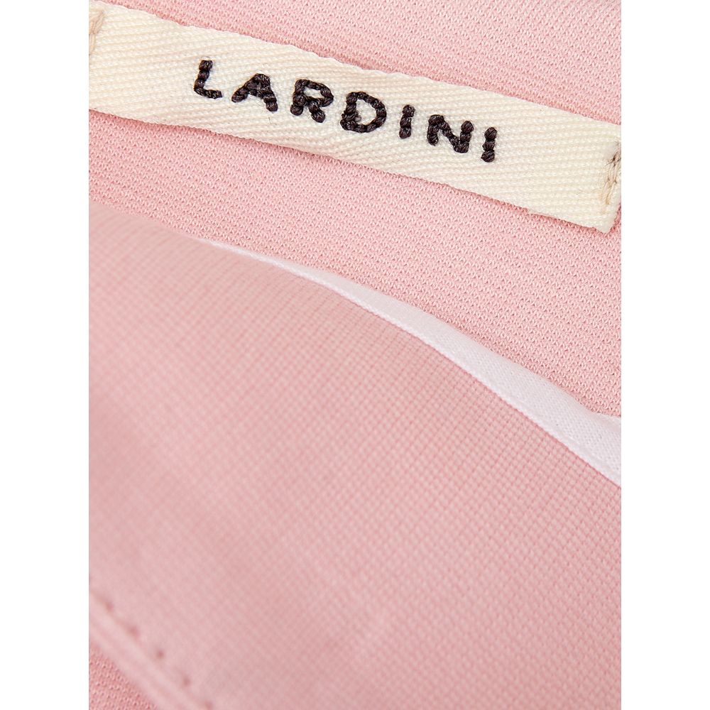 Lardini Elegant pink viscose trousers for chic style