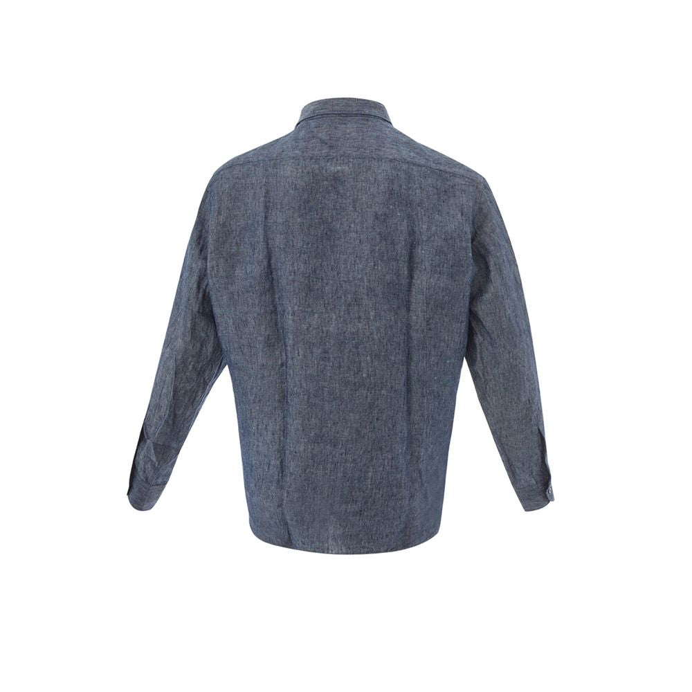 Lardini Blue Denim Shirt