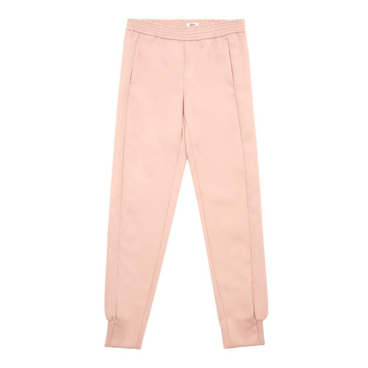 Lardini Elegant pink polyesterihousut naisille