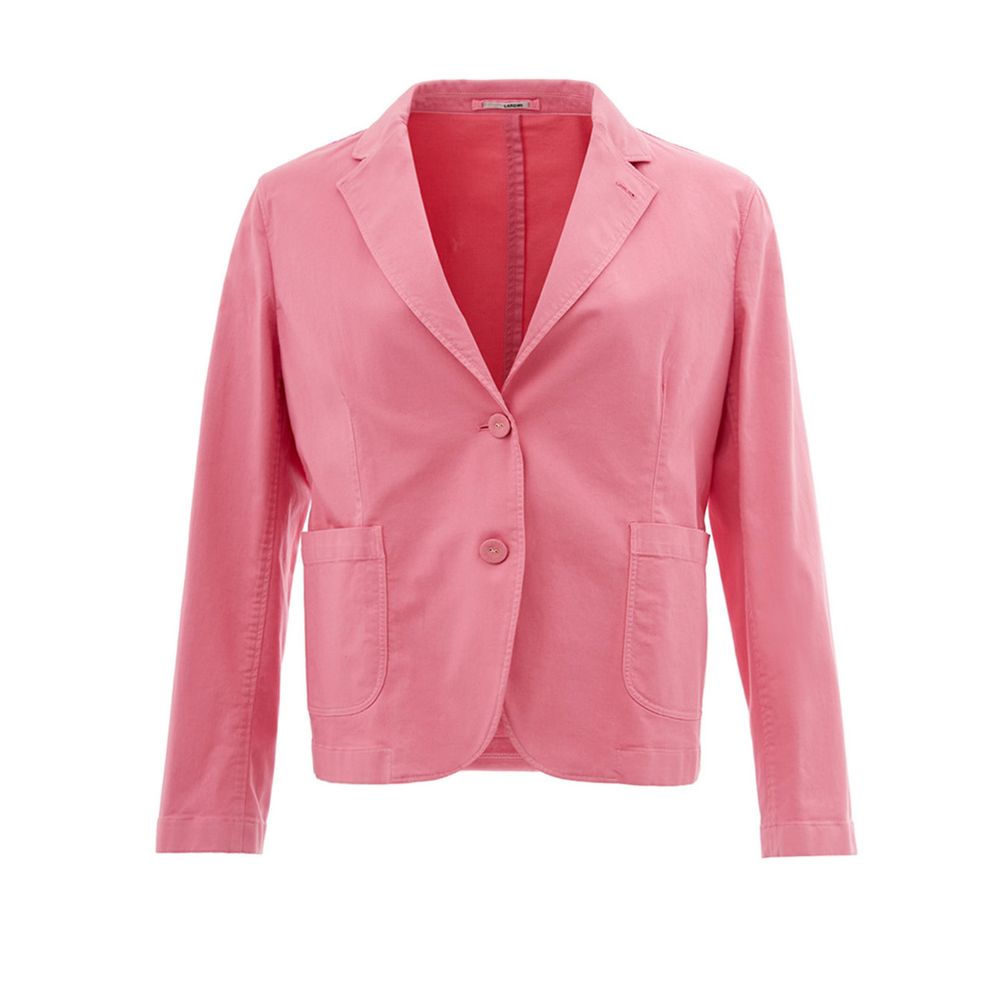 Lardini Elegant pink cotton jacket for her