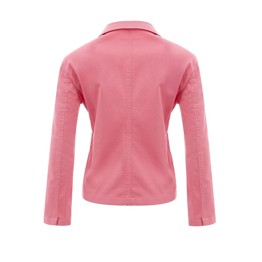 Lardini Elegant pink cotton jacket for her