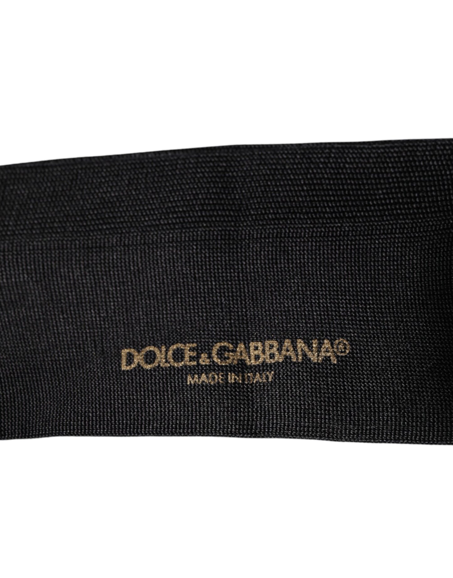 Dolce & Gabbana Black Cotton DG Logo Mid Calf Men Socks