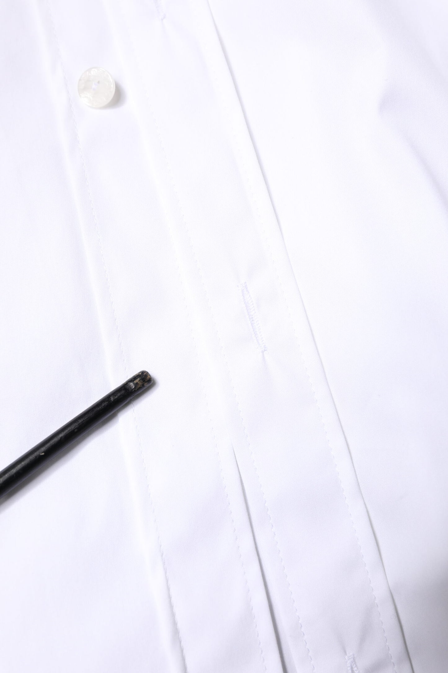 Dolce & Gabbana White Cotton GOLD Men Dress Formal Shirt