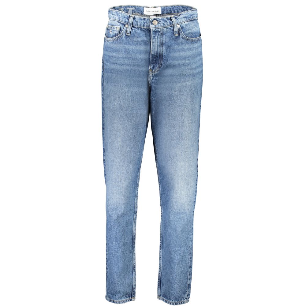 Calvin Klein Blue Cotton Women's Jeans