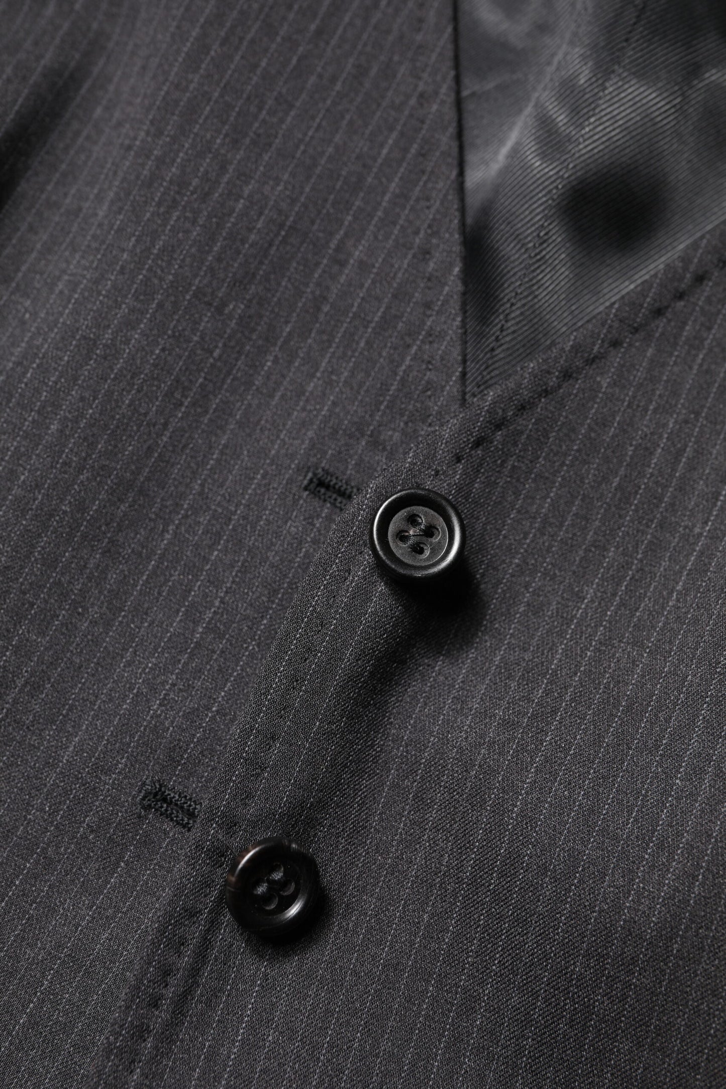 Dolce & Gabbana Black Striped Button Down Sleeveless Vest Top