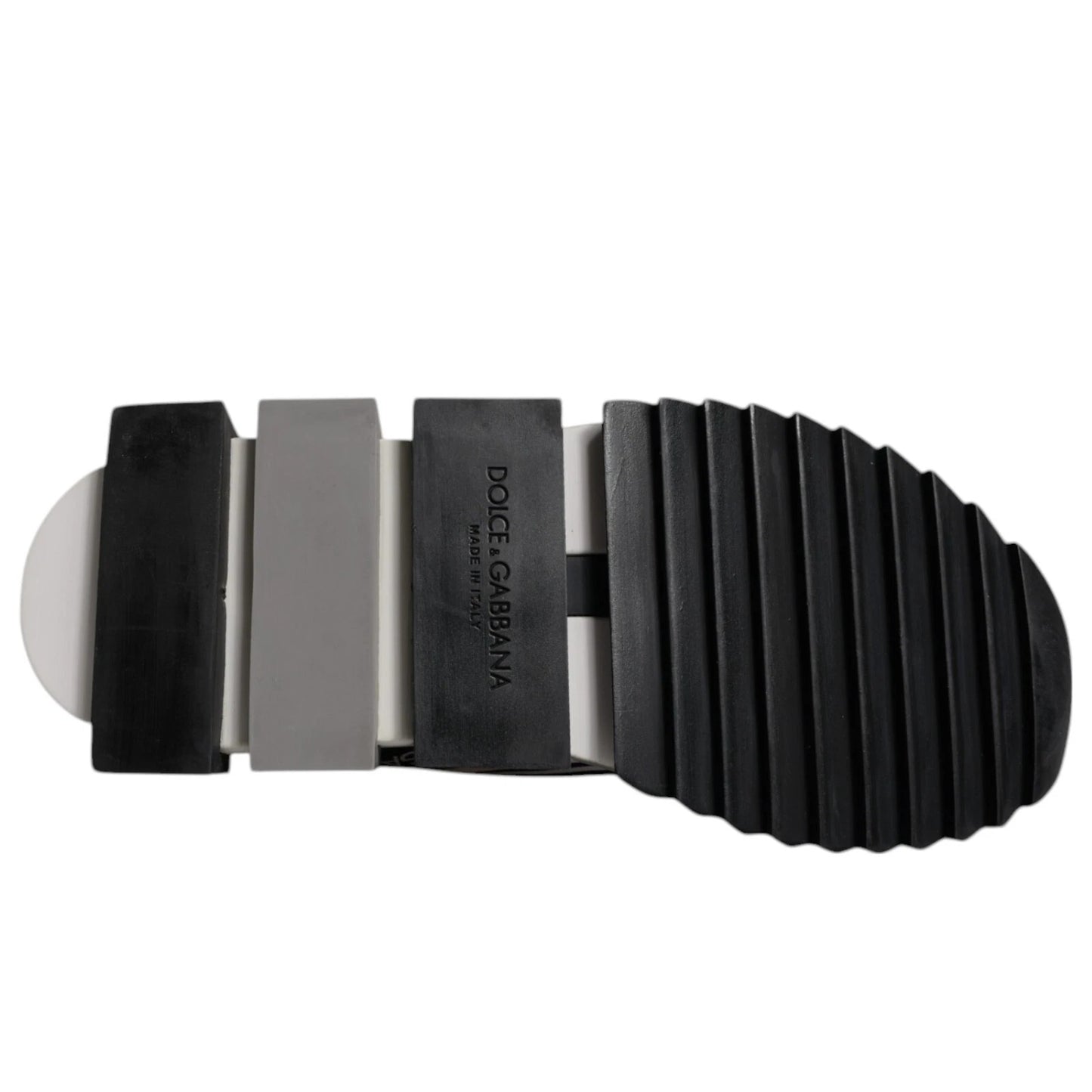 Dolce & Gabbana White Black Slip On Sorrento Sneakers Shoes