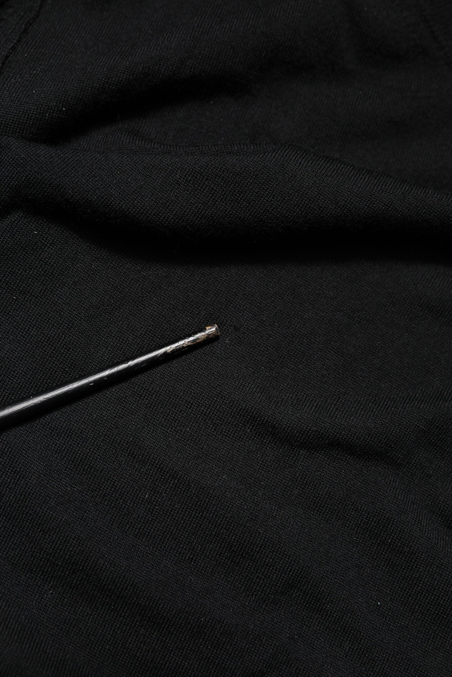 Dolce & Gabbana Black Long Sleeve Crew Neck Pullover Sweater