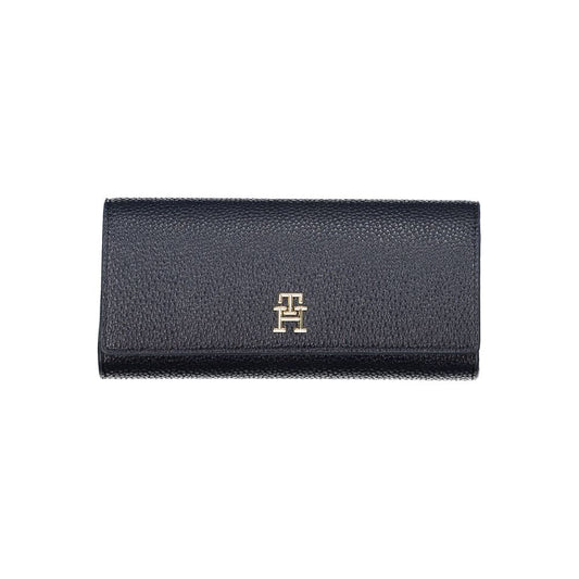 Tommy Hilfiger Blue Polyurethane Women Wallet