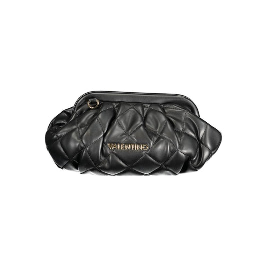 Mario Valentino Black Polyurethane Women Handbag