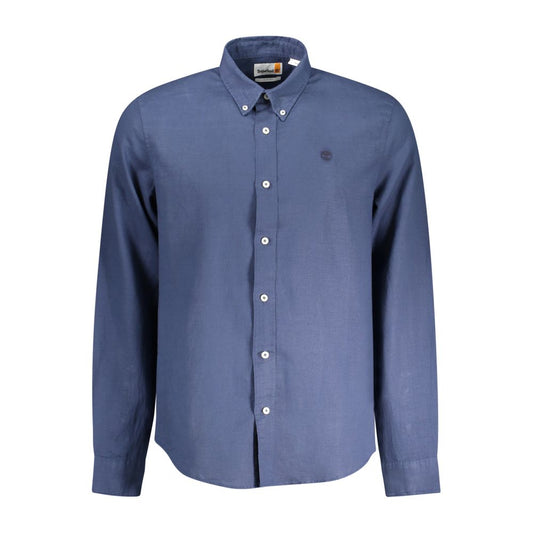 Timberland Blue Linen Men's Shirt