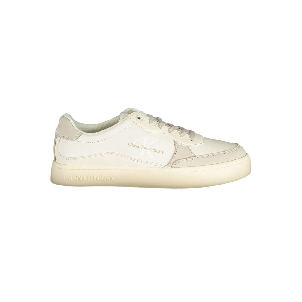 Calvin Klein Bianco Polyurethane Men Sneaker