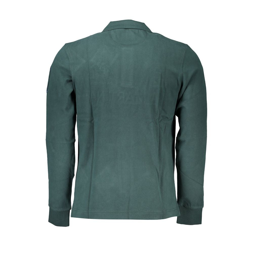 La Martina Verde Cotton Men Polo Shirt