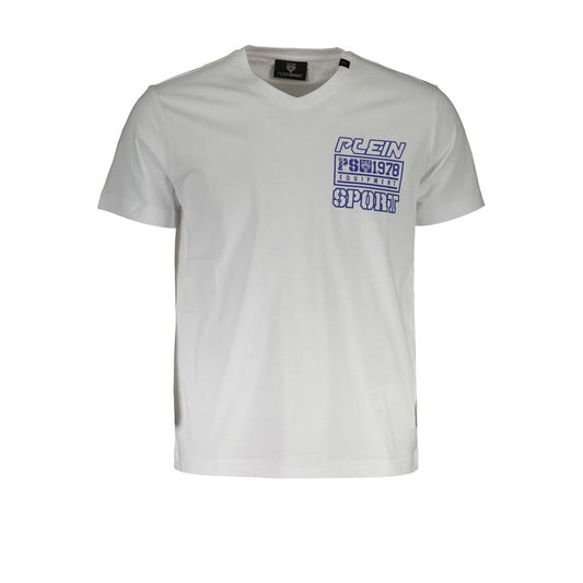 Plein Sport White Cotton Men's T-Shirt