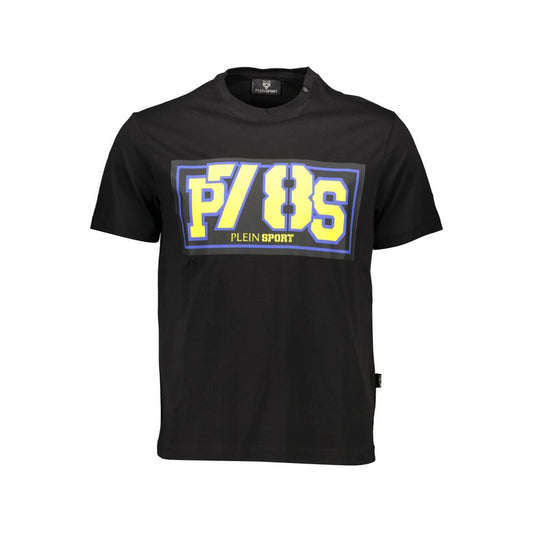 Plein Sport Black Cotton Men's T-Shirt