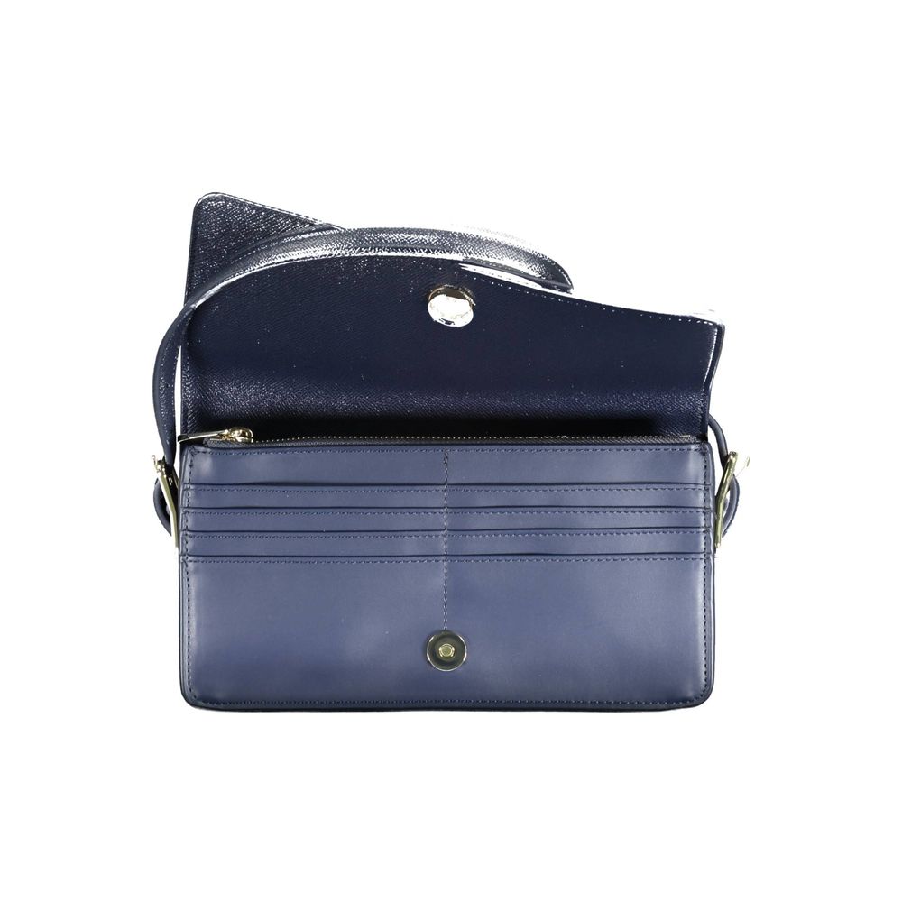 Tommy Hilfiger Blue Polyurethane Women Handbag