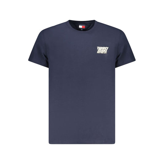 Tommy Hilfiger Blue Cotton Men T-Shirt
