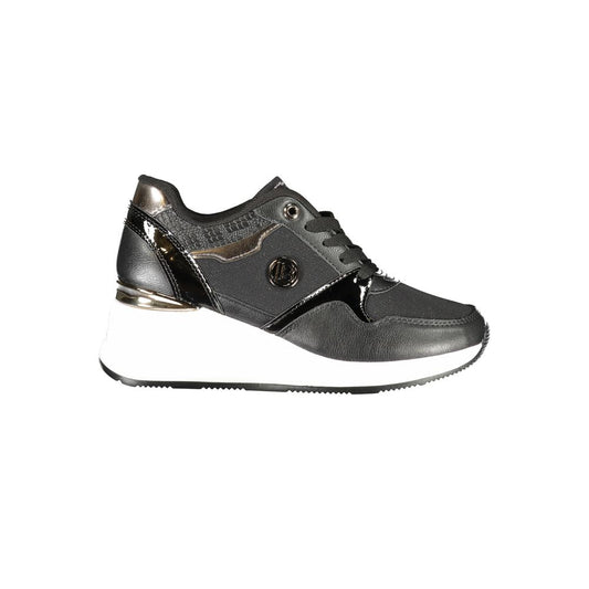 Laura Biagiotti Black Polyester Sneaker