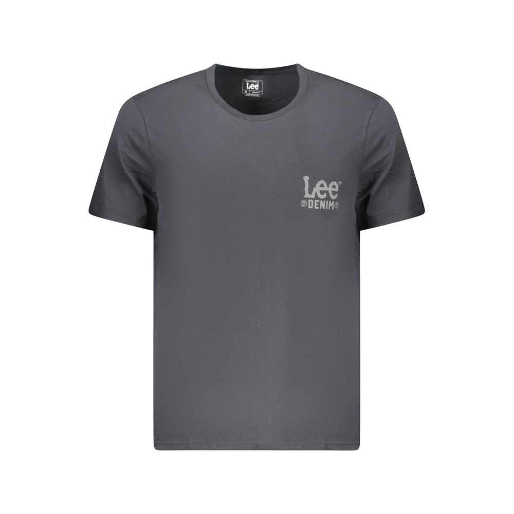 Lee Black Cotton Men's T-Shirt