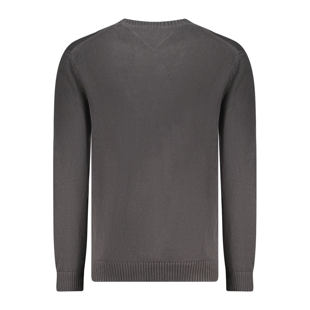 Tommy Hilfiger Black Cotton Men's Sweater