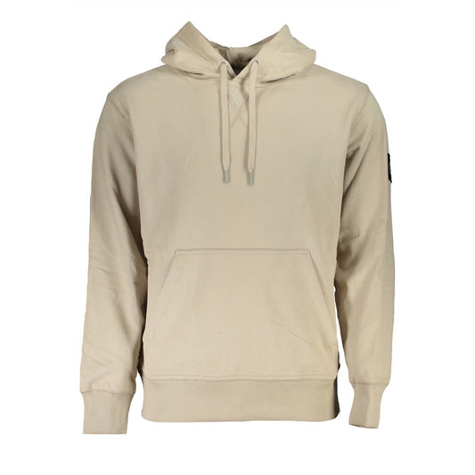 Calvin Klein Beige Cotton Men's Sweatshirt