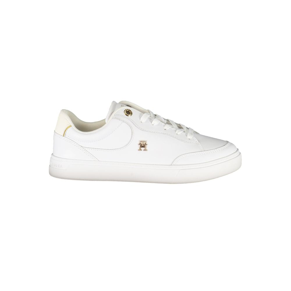 Tommy Hilfiger White Leather Women Sneaker